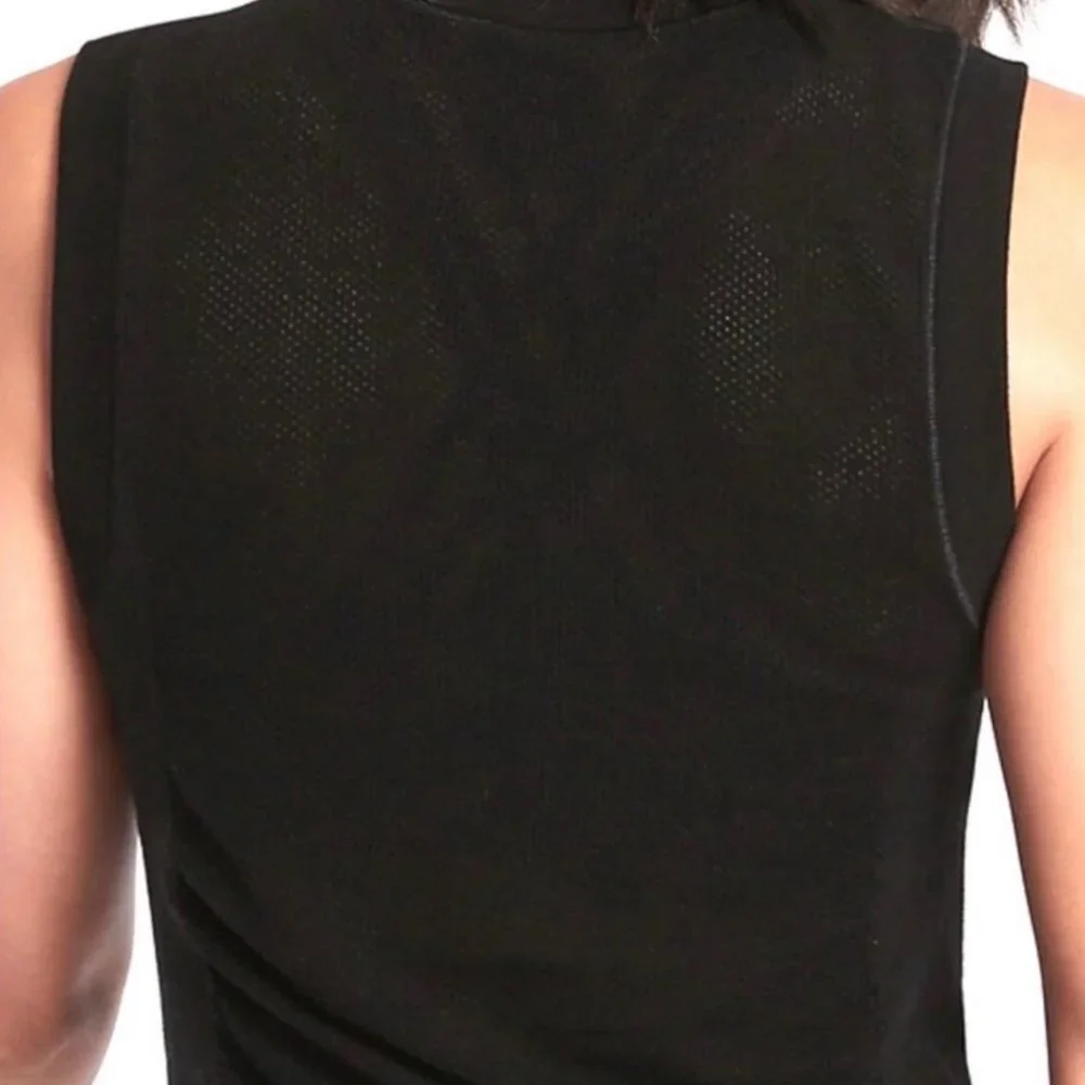 NEW ATHLETA Foresthill Ascent Tank Mesh Back Black - Picture 3 of 4